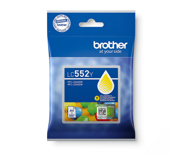 Brother LC552Y yellow 500 str. - 1502744 - zdjęcie